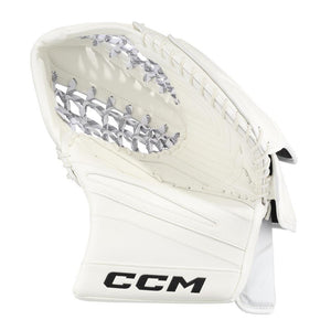 CCM Senior EFLEX E7.9 Hockey Goalie Trapper White
