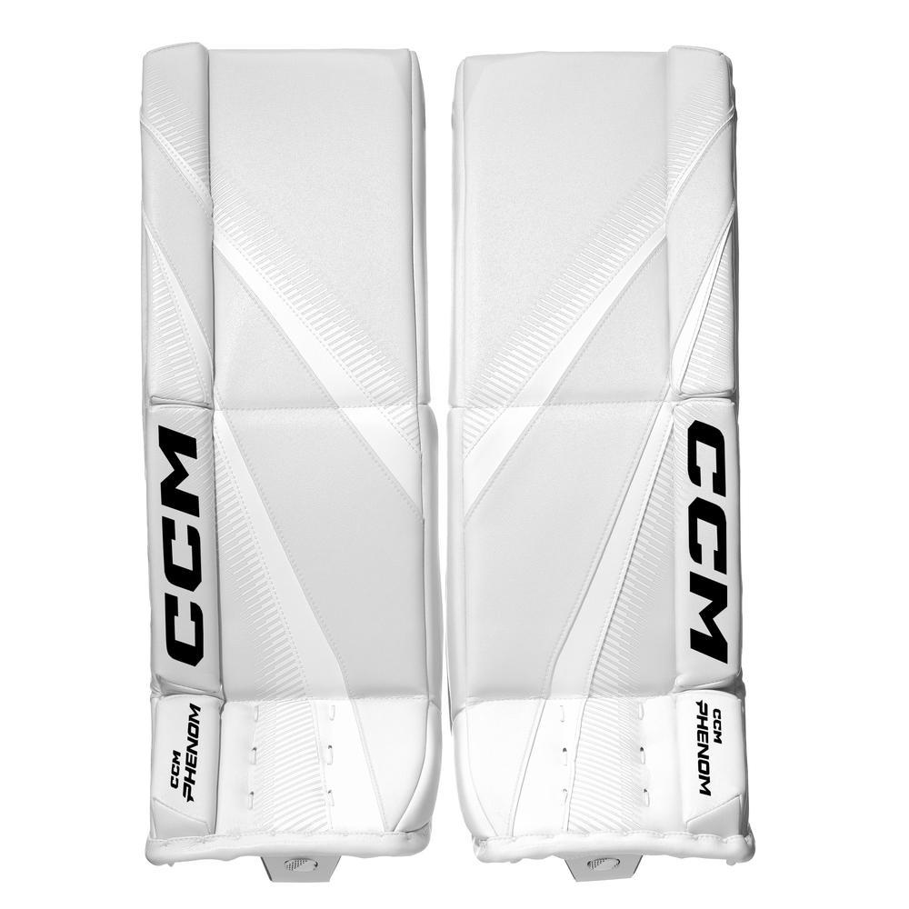 CCM Junior Phenom Hockey Goalie Pad White