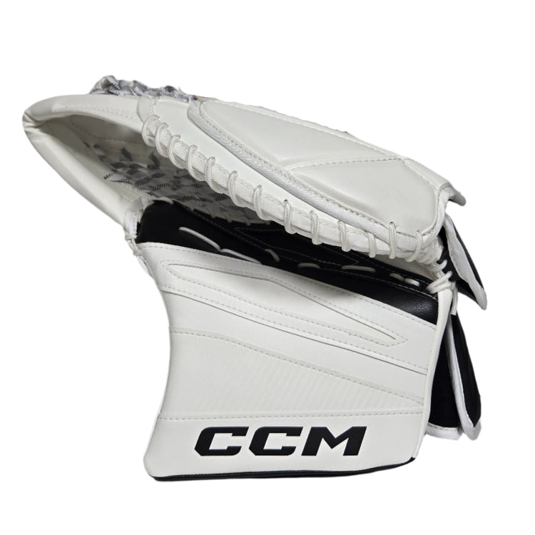CCM Senior EFLEX 7 Pro Hockey Goalie Trapper White Black