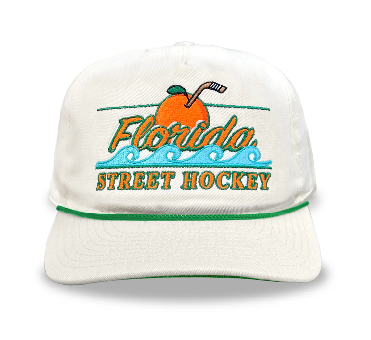 Celly Hockey Florida Street Hockey Snapback Cap Cream

