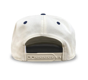 Celly Hockey Lake Tahoe Pond Hockey Snapback Cap Cream/Blue