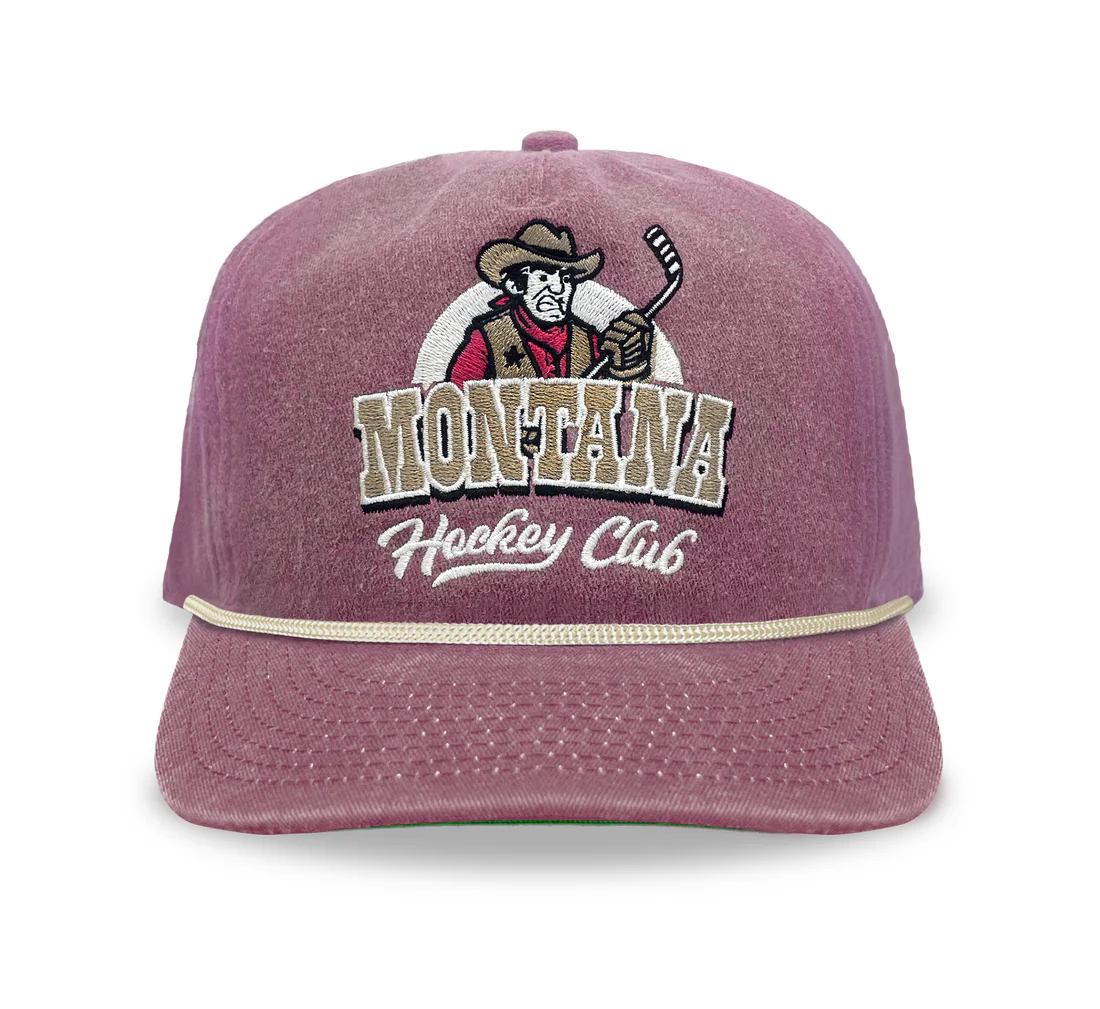 Celly Hockey Montana Hockey Club Snapback Cap Maroon
