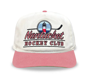 Celly Hockey Nantucket Hockey Club Snapback Cap Cream/Pink
