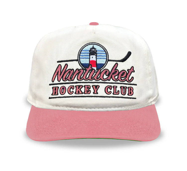 Celly Hockey Nantucket Hockey Club Snapback Cap Cream/Pink
