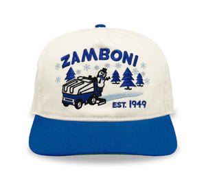 Celly Hockey Zamboni Snapback Cap Cream/Blue