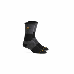 Crankbrothers Icon Trail Casual 9" Bike Sock Black White Gold