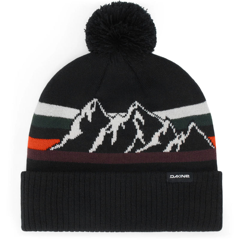 Dakine Jameson Mountain Cuffed Pom Knit Black
