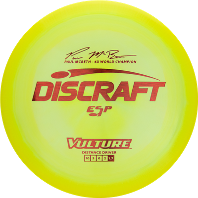 Discraft Paul McBeth 6x ESP Vulture  Signature Series Fairway Driver Golf Disc