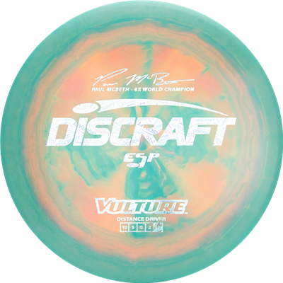 Discraft Paul McBeth 6x ESP Vulture  Signature Series Fairway Driver Golf Disc