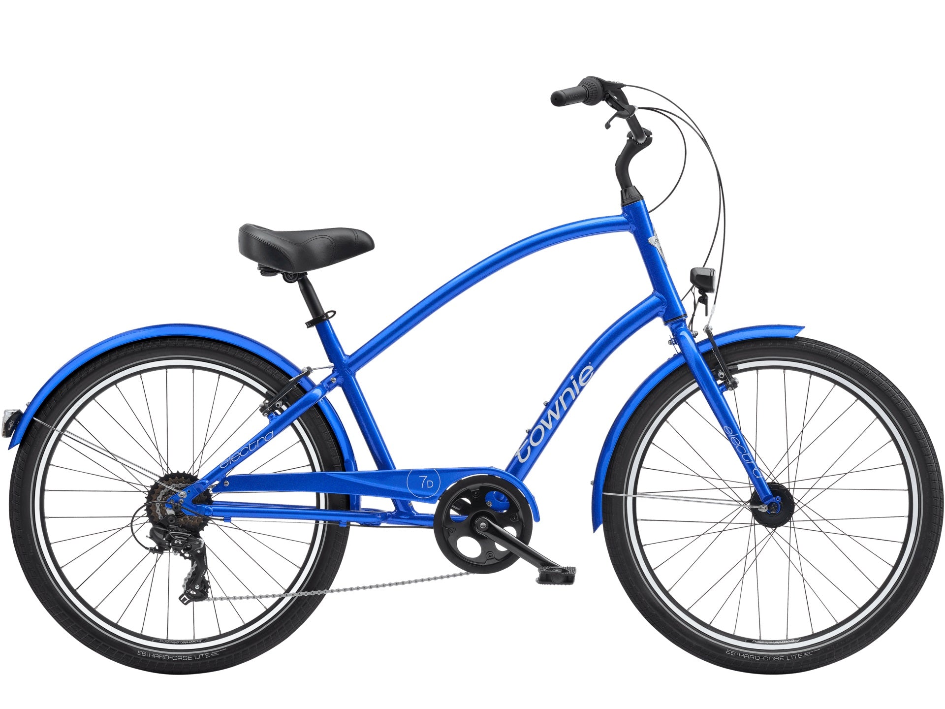 Electra Townie Original 7D EQ Step-Over Bike 2024 Hyper Blue 