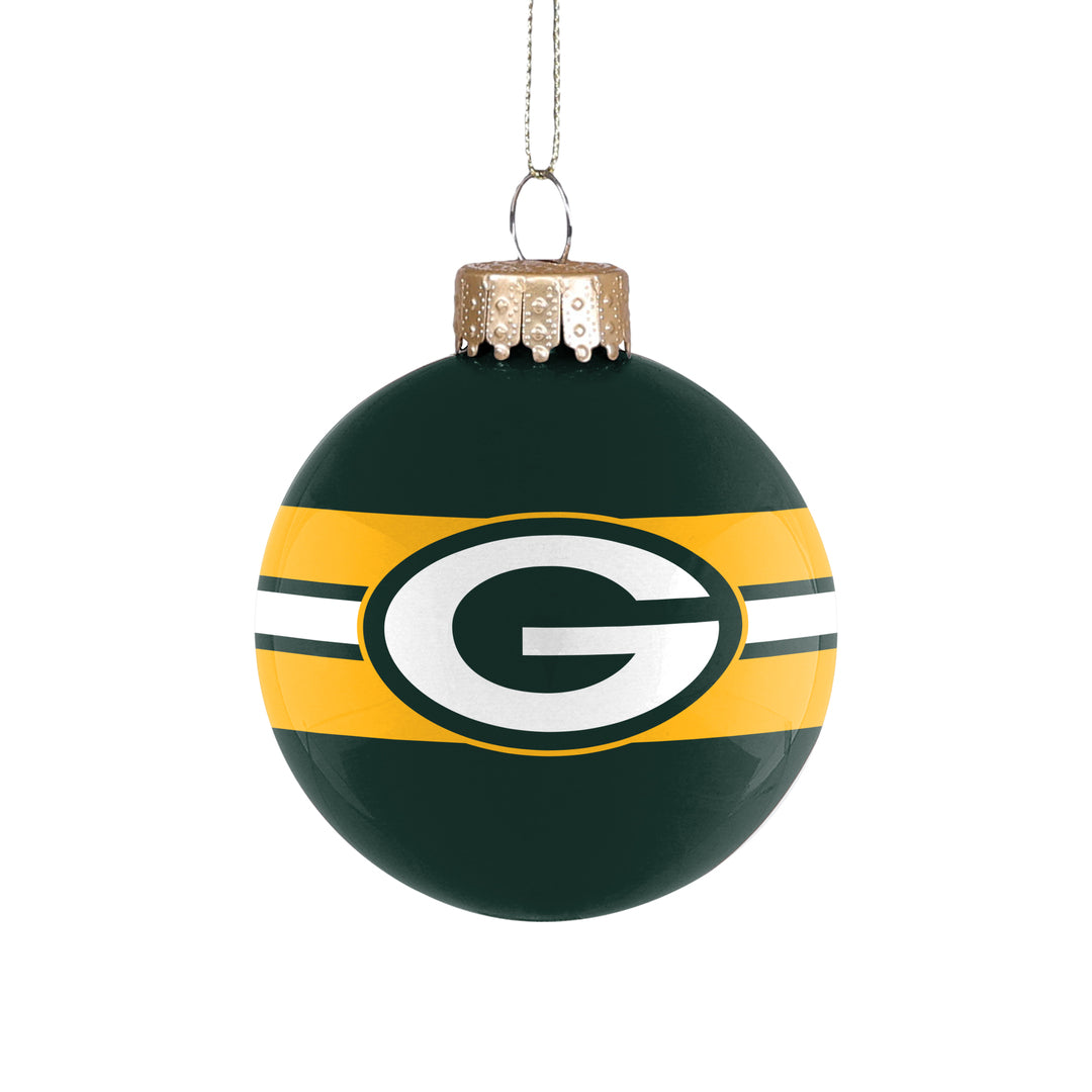 FOCO NFL Green Bay Packers Glass Ball Ornament