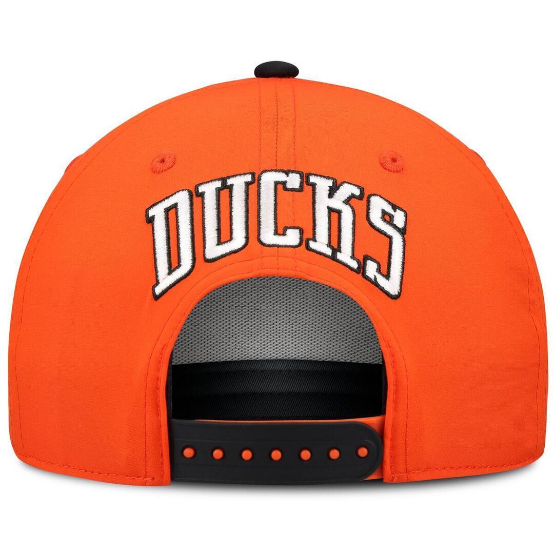Fanatics Men's NHL Anaheim Ducks Adjustable Draft Hat 2026 Orange/Black