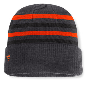 Fanatics Men's NHL Anaheim Ducks 2026 Nightlife Knurly Cuffed Pom Knit Toque