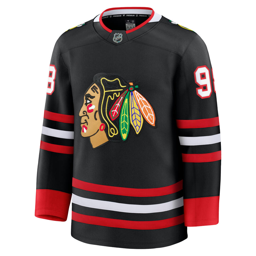 Fanatics Men's NHL Chicago Blackhawks Connor Bedard Premium Alternate Jersey