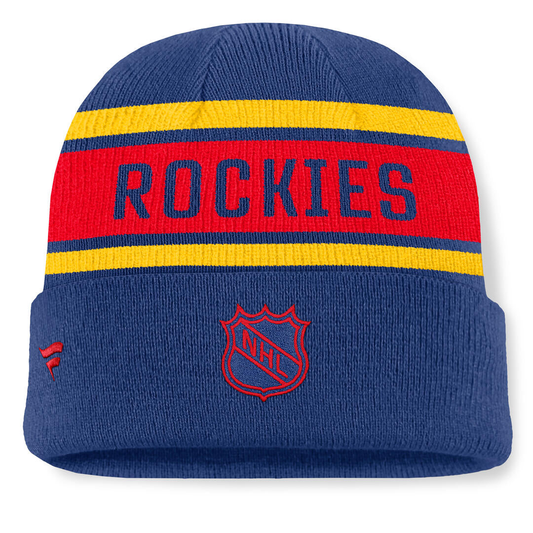 Fanatics Men's NHL Colorado Rockies 2026 Heritage Chico Cuffed Beanie
