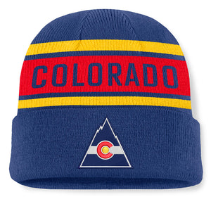 Fanatics Men's NHL Colorado Rockies 2026 Heritage Chico Cuffed Beanie