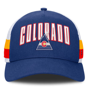 Fanatics Men's NHL Colorado Rockies 2026 Heritage Pinch Panel A Frame Cap