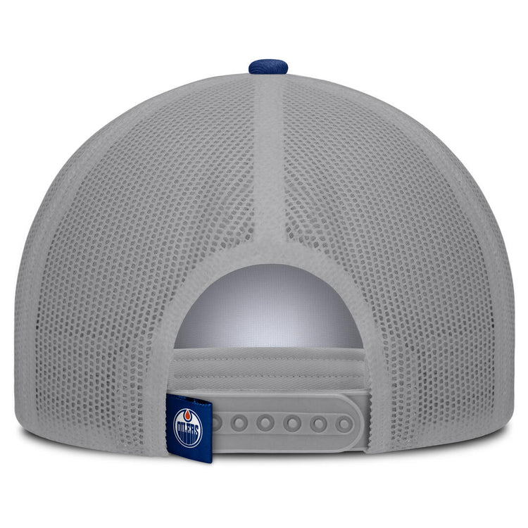 Fanatics Men's NHL Edmonton Oilers 2025 Division Pinch Panel A-Frame ALT Cap
