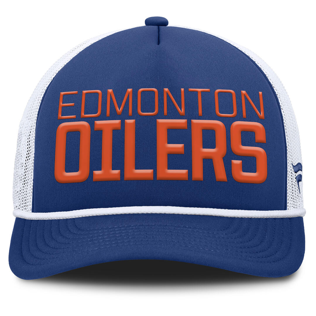 Fanatics Men's NHL Edmonton Oilers 2025 Dutch Pinch Panel A-Frame ALT Cap
