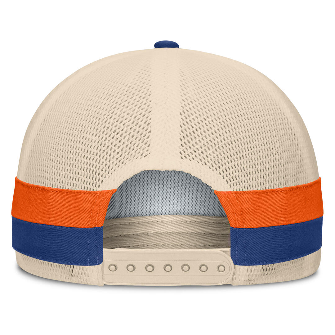 Fanatics Men's NHL Edmonton Oilers 2025 Prestige 5 Panel A-Frame ALT Cap
