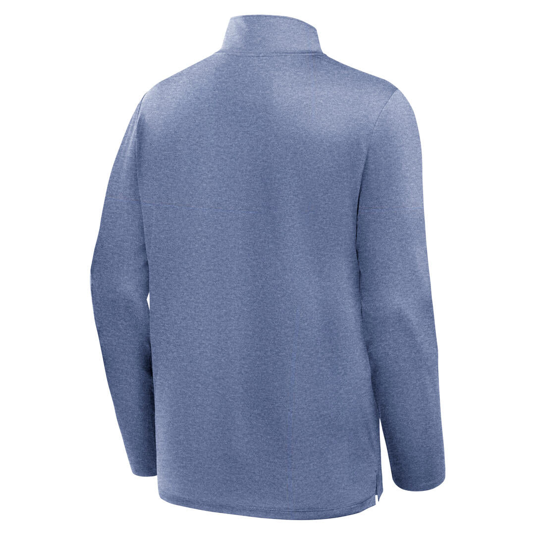 Fanatics Men's NHL Edmonton Oilers 2026 Clutch Poly Quarter-Zip Long Sleeve