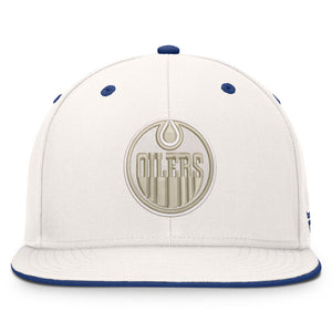 Fanatics Men's NHL Edmonton Oilers 2026 Ease Lodge Flatbrim Cap