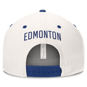Fanatics Men's NHL Edmonton Oilers 2026 Ease Lodge Flatbrim Cap