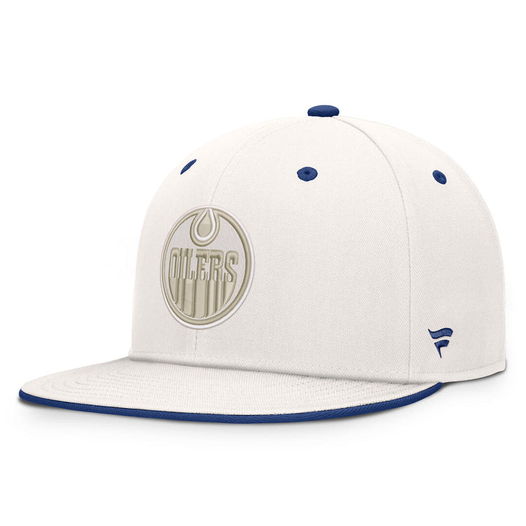 Fanatics Men's NHL Edmonton Oilers 2026 Ease Lodge Flatbrim Cap