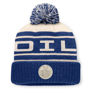 Fanatics Men's NHL Edmonton Oilers 2026 Ease Repose Cuffed Pom Knit Toque
