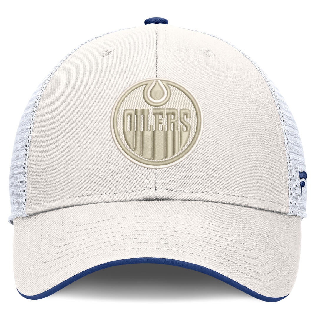 Fanatics Men's NHL Edmonton Oilers 2026 Ease Reveal Adjustable Cap