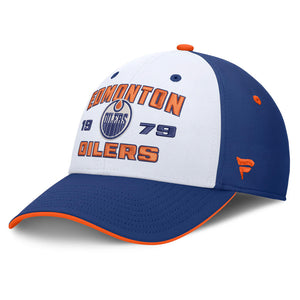 Fanatics Men's NHL Edmonton Oilers 2026 Heritage Biscuit Flex Cap