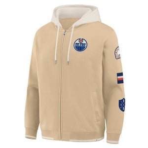 Fanatics Men's NHL Edmonton Oilers 2026 Heritage Fleece FZ Hoodie