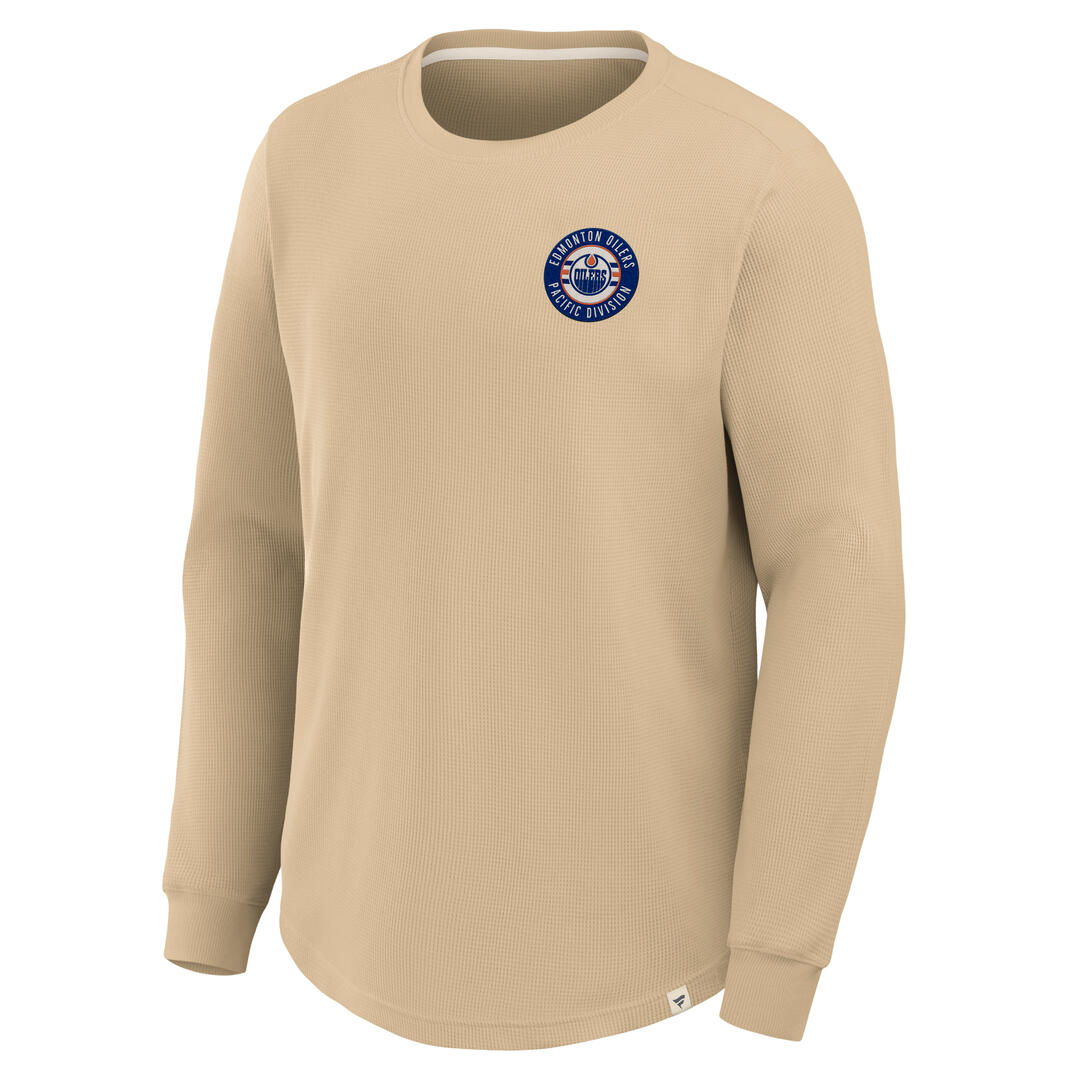 Fanatics Men's NHL Edmonton Oilers 2026 Heritage L/S Henley