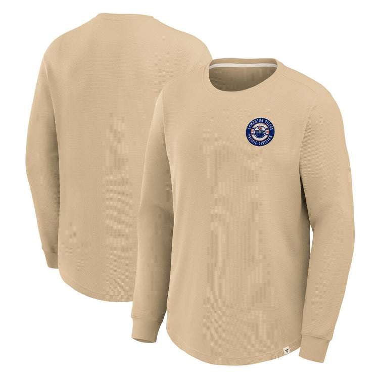 Fanatics Men's NHL Edmonton Oilers 2026 Heritage L/S Henley