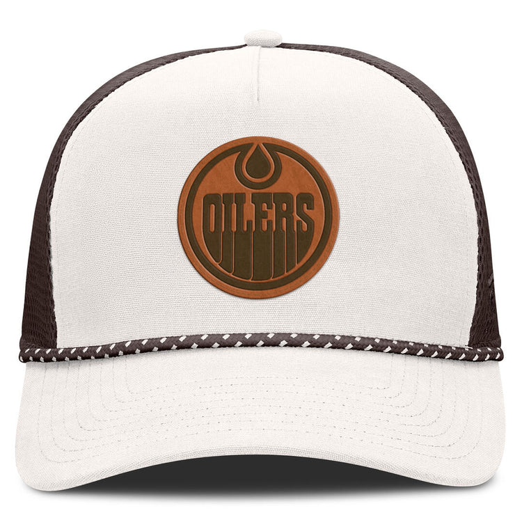 Fanatics Men's NHL Edmonton Oilers 2026 Level Up Bronco Rope Cap