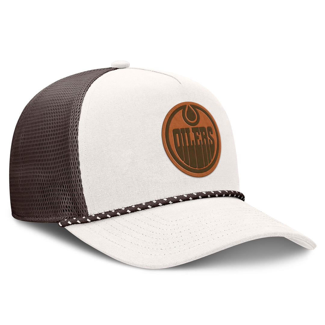 Fanatics Men's NHL Edmonton Oilers 2026 Level Up Bronco Rope Cap