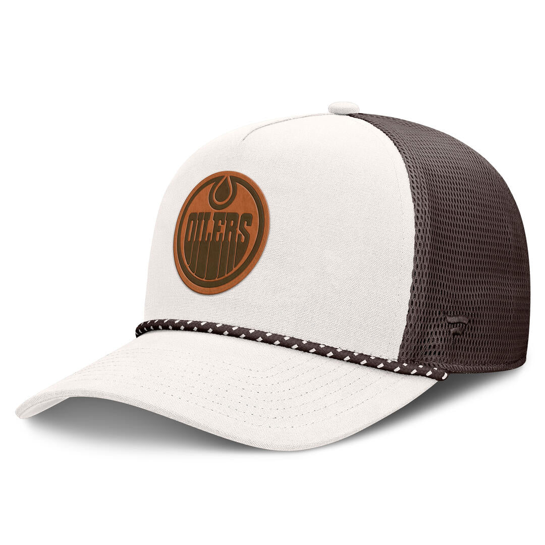 Fanatics Men's NHL Edmonton Oilers 2026 Level Up Bronco Rope Cap