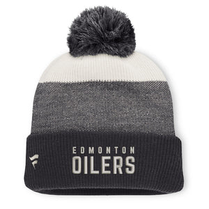 Fanatics Men's NHL Edmonton Oilers 2026 Nightlife Set Cuffed Pom Knit Toque