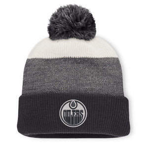 Fanatics Men's NHL Edmonton Oilers 2026 Nightlife Set Cuffed Pom Knit Toque