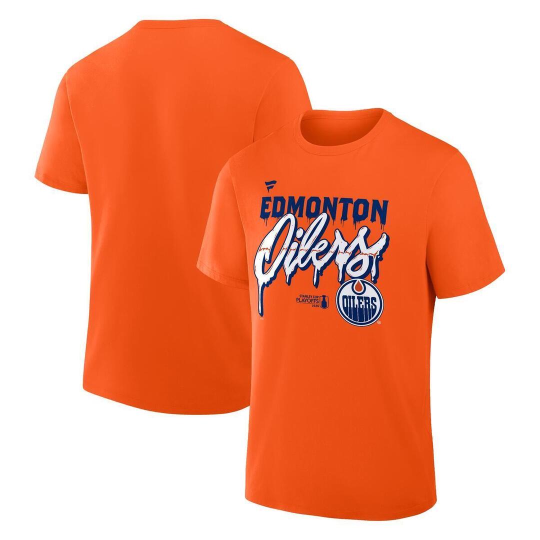 Fanatics Men's NHL Edmonton Oilers 2026 Playoff Slogan T-Shirt