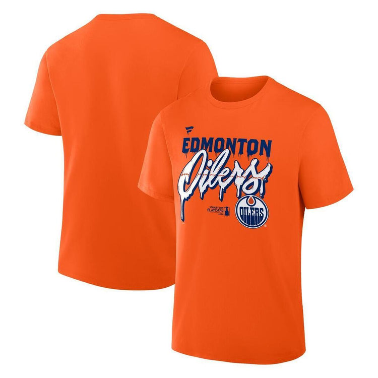 Fanatics Men's NHL Edmonton Oilers 2026 Playoff Slogan T-Shirt
