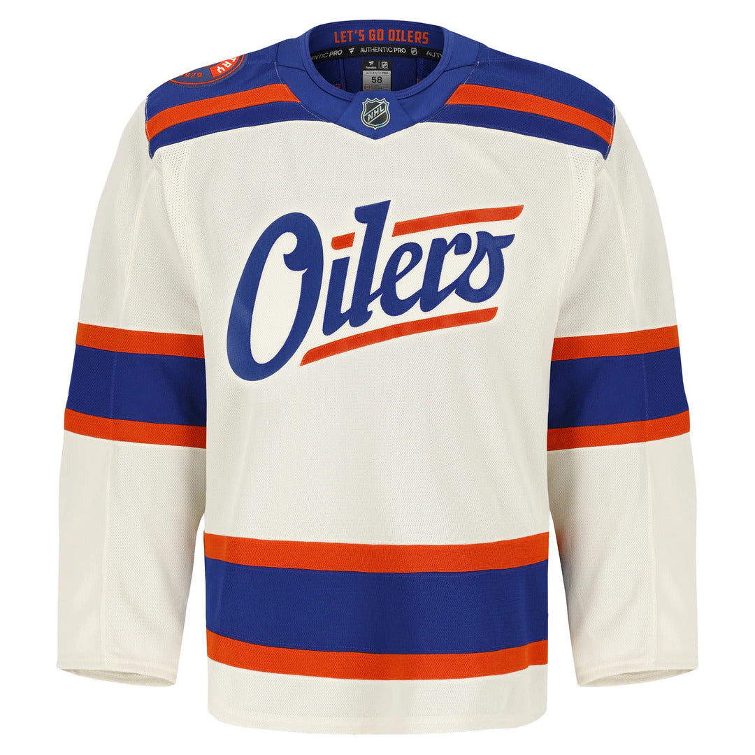 Fanatics Men's NHL Edmonton Oilers Authentic Pro Alternate Jersey