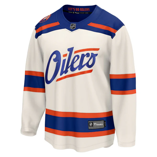 Fanatics Men's NHL Edmonton Oilers Breakaway Alternate Jersey
