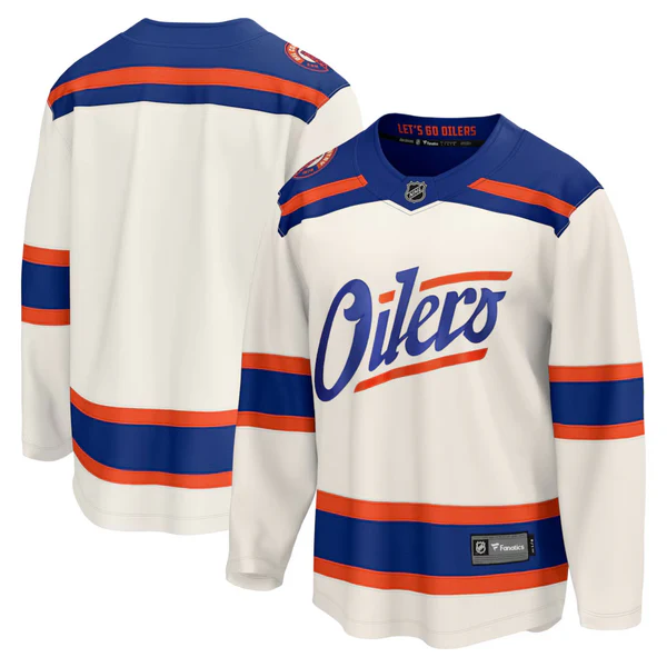 Fanatics Men's NHL Edmonton Oilers Breakaway Alternate Jersey
