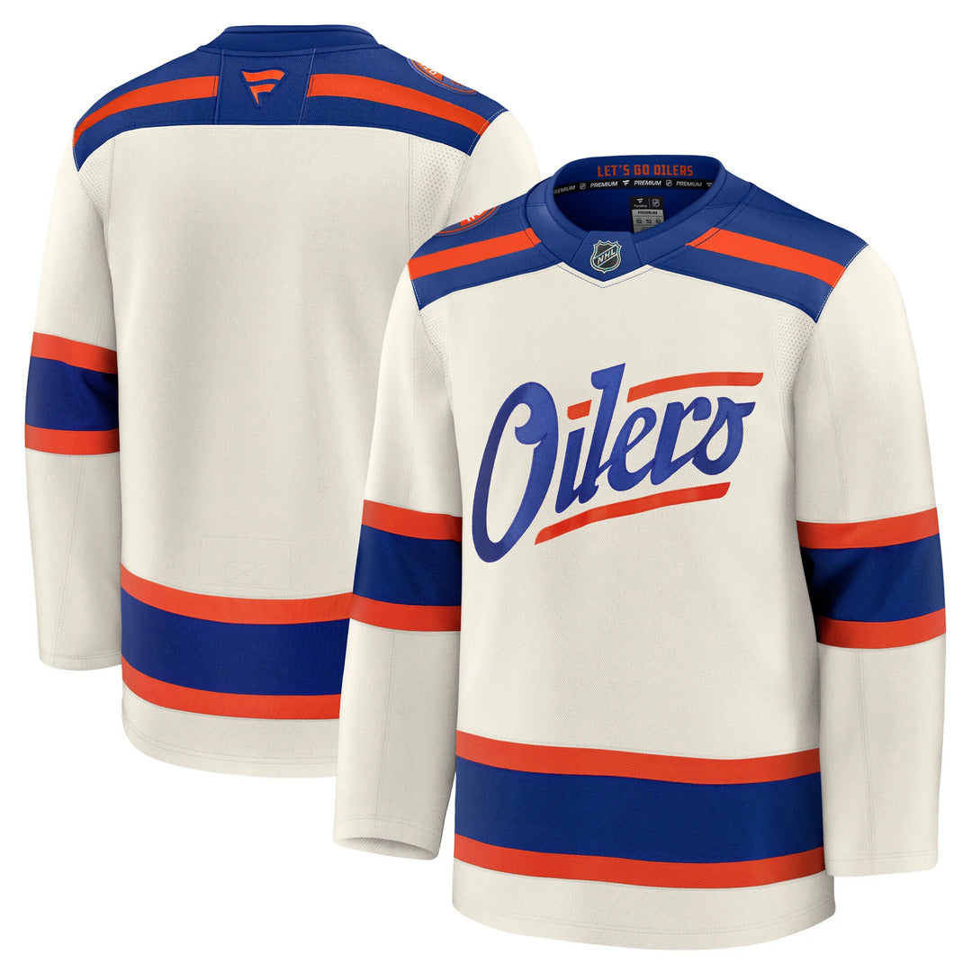 Fanatics Men's NHL Edmonton Oilers Premium Alternate Jersey  
