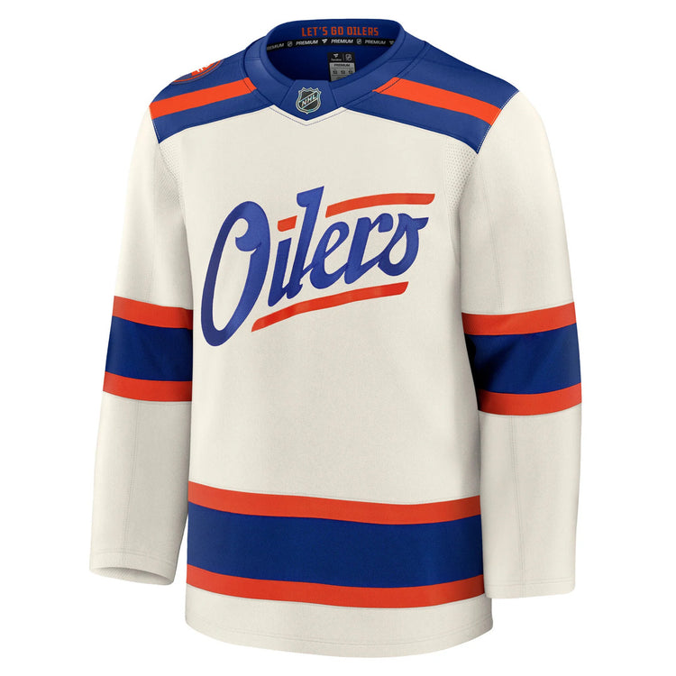 Fanatics Men's NHL Edmonton Oilers Premium Alternate Jersey  
