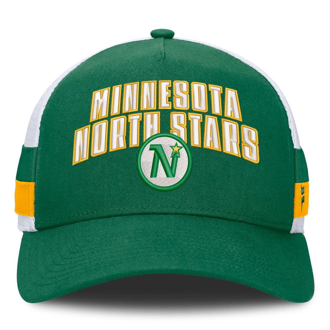 Fanatics Men's NHL Minnesota Northstars 2026 Heritage Pinch Panel A-Frame Cap