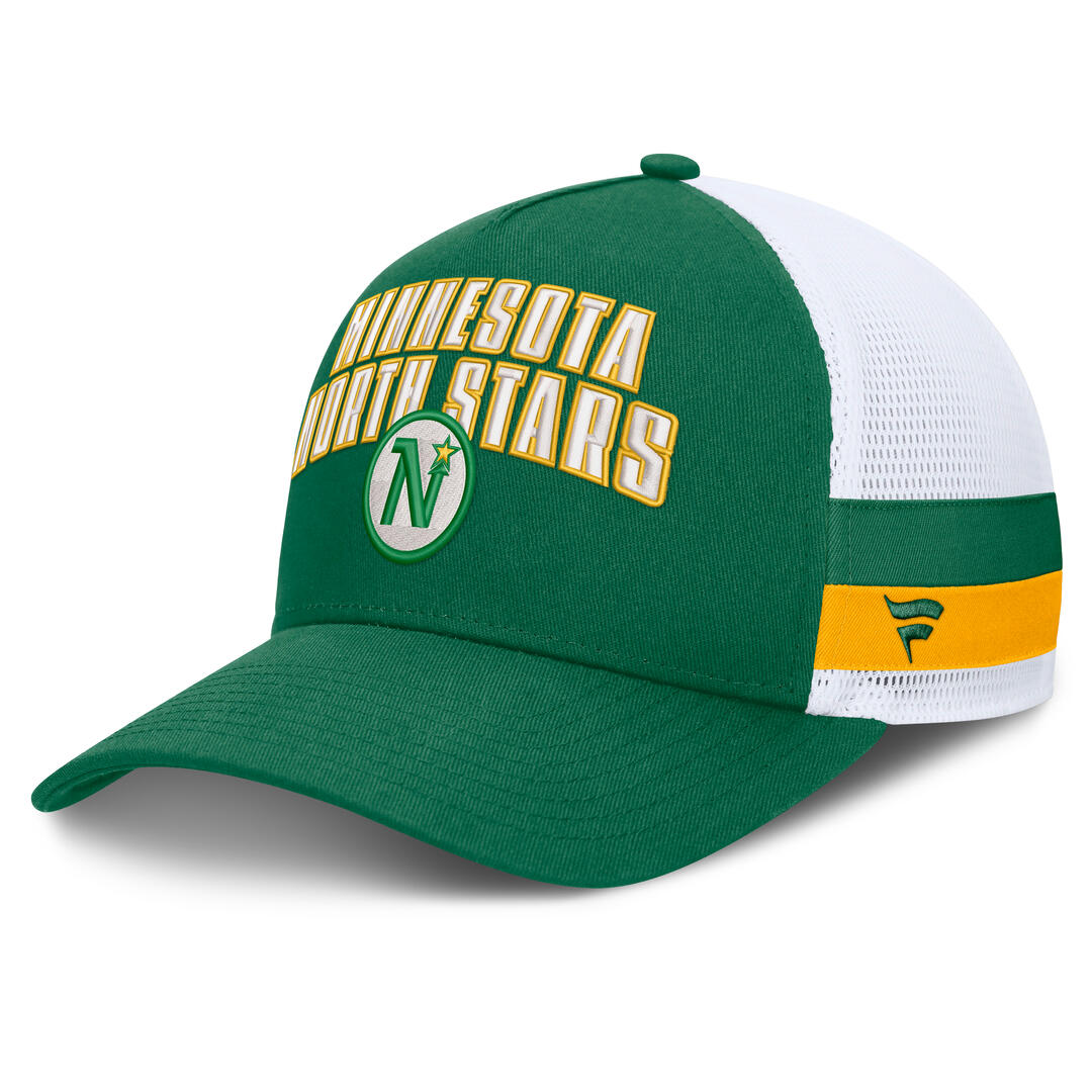 Fanatics Men's NHL Minnesota Northstars 2026 Heritage Pinch Panel A-Frame Cap