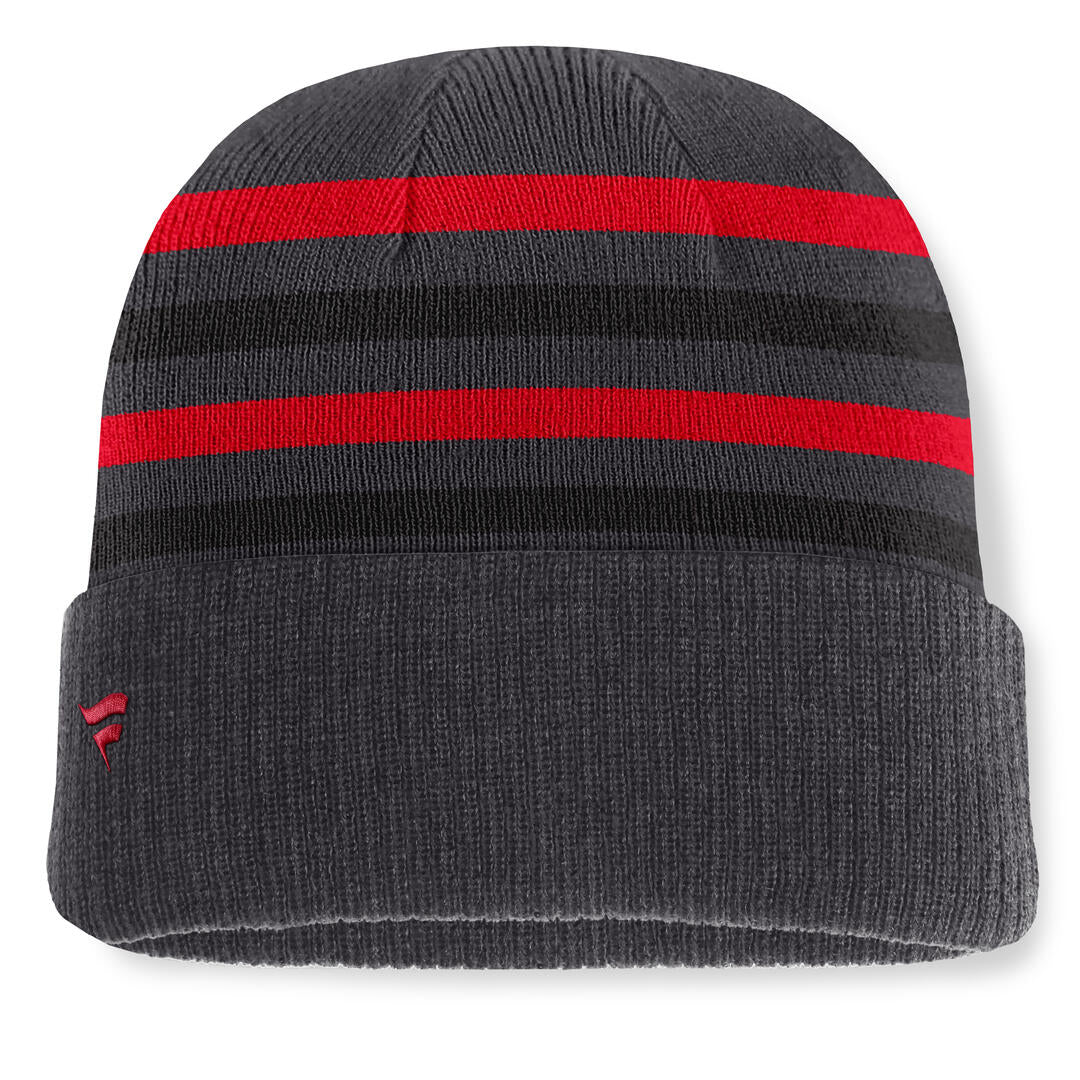 Fanatics Men's NHL Montreal Canadiens 2026 Nightlife Knurly Cuffed Pom Knit
