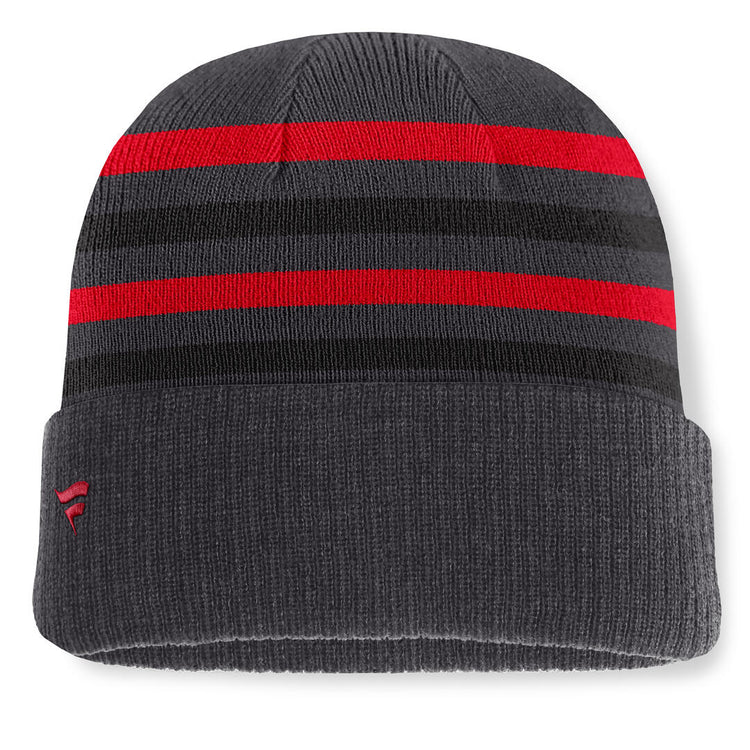 Fanatics Men's NHL Montreal Canadiens 2026 Nightlife Knurly Cuffed Pom Knit